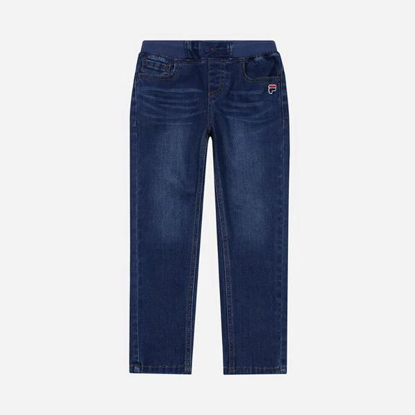 Fila Denim Boy's Pants - Blue,NZ 65-43576